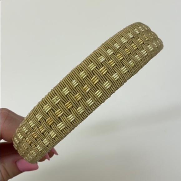 Cream/Tan Woven Headband - Picture 2 of 4